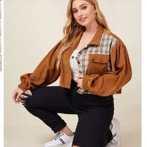 Corduroy Cropped Jacket